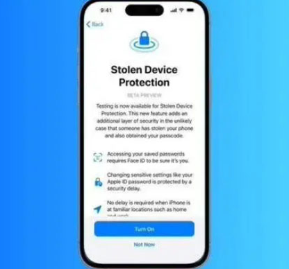 扎鲁特苹果授权维修店分享被盗设备保护功能开启方法 