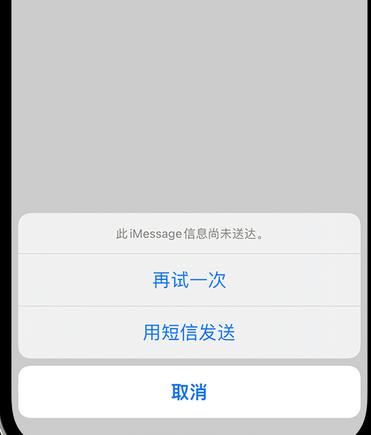 扎鲁特apple维修iPhone上无法正常发送iMessage信息