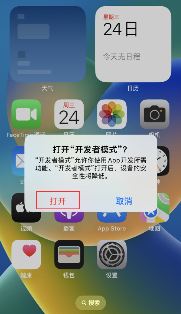 扎鲁特苹果手机维修分享如何打开开发者模式 