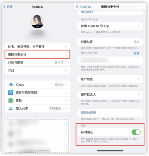 扎鲁特苹果手机维修分享iOS 16 自动验证功能开启方法 