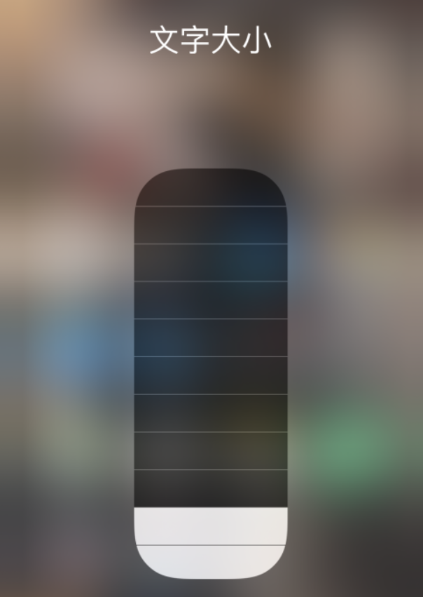 扎鲁特苹果手机维修分享小技巧：在 iPhone 控制中心快速调节字体大小 