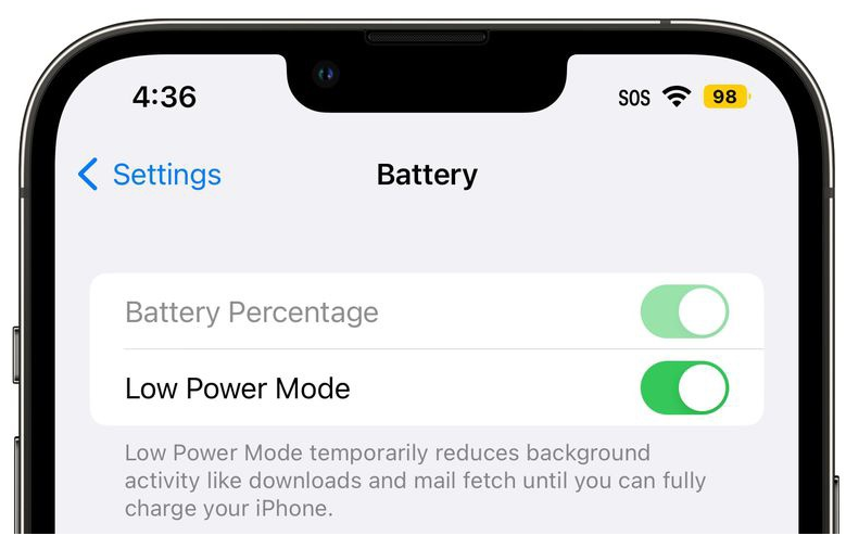 扎鲁特苹果手机维修分享iOS 16 Beta 6电池百分比显示和Beta 5有什么不同 